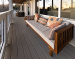 Front Deck provides plenty of seating overlooking lake